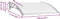 vidaXL - Deurluifel - 120x80 - cm - PC - grijs - en - transparant