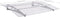 vidaXL - Deurluifel - 120x90 - cm - polycarbonaat - zilverkleurig - en - transparant