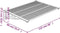 vidaXL - Deurluifel - 122x90 - cm - polycarbonaat - zwart - en - transparant