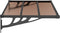 vidaXL - Deurluifel - 122x90 - cm - polycarbonaat - zwart