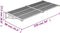 vidaXL - Deurluifel - 152,5x90 - cm - polycarbonaat - zwart