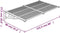 vidaXL - Deurluifel - 199x90 - cm - polycarbonaat - grijs - en - transparant