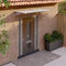 vidaXL - Deurluifel - 199x90 - cm - polycarbonaat - grijs - en - transparant