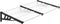 vidaXL - Deurluifel - 199x90 - cm - polycarbonaat - zwart - en - transparant