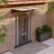 vidaXL - Deurluifel - 199x90 - cm - polycarbonaat - zwart - en - transparant