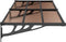 vidaXL - Deurluifel - 199x90 - cm - polycarbonaat - zwart