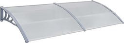 vidaXL - Deurluifel - 200x100 - cm - PC - grijs