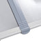 vidaXL - Deurluifel - 200x100 - cm - PC - grijs