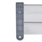 vidaXL - Deurluifel - 200x100 - cm - PC - grijs