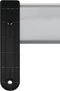vidaXL - Deurluifel - 200x100 - cm - PC - zwart
