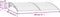 vidaXL - Deurluifel - 200x75 - cm - PC - grijs - en - transparant