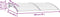 vidaXL - Deurluifel - 200x75 - cm - PC - grijs - en - transparant