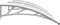 vidaXL - Deurluifel - 200x75 - cm - PC - grijs - en - transparant