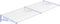 vidaXL - Deurluifel - 239x90 - cm - polycarbonaat - grijs - en - transparant
