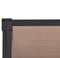 vidaXL - Deurluifel - 239x90 - cm - polycarbonaat - zwart