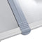 vidaXL - Deurluifel - 240x100 - cm - PC - grijs