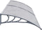 vidaXL - Deurluifel - 240x100 - cm - PC - grijs