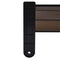 vidaXL - Deurluifel - 240x100 - cm - PC - zwart