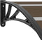 vidaXL - Deurluifel - 240x100 - cm - PC - zwart