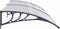vidaXL - Deurluifel - 240x80 - cm - PC - grijs - en - transparant