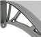 vidaXL - Deurluifel - 240x80 - cm - PC - grijs - en - transparant