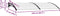 vidaXL - Deurluifel - 240x80 - cm - PC - zwart - en - transparant