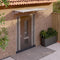 vidaXL - Deurluifel - 297,5x90 - cm - polycarbonaat - grijs - en - transparant