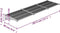 vidaXL - Deurluifel - 297,5x90 - cm - polycarbonaat - grijs - en - transparant
