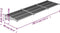 vidaXL - Deurluifel - 297,5x90 - cm - polycarbonaat - zwart - en - transparant
