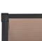 vidaXL - Deurluifel - 297,5x90 - cm - polycarbonaat - zwart