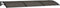 vidaXL - Deurluifel - 300x100 - cm - polycarbonaat - zwart