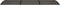 vidaXL - Deurluifel - 300x100 - cm - polycarbonaat - zwart