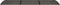 vidaXL - Deurluifel - 300x100 - cm - polycarbonaat - zwart