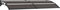 vidaXL - Deurluifel - 300x80 - cm - polycarbonaat - grijs
