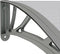 vidaXL - Deurluifel - 300x80 - cm - polycarbonaat - grijs