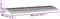 vidaXL - Deurluifel - 300x80 - cm - polycarbonaat - zwart - en - transparant