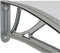 vidaXL - Deurluifel - 350x100 - cm - polycarbonaat - grijs