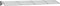 vidaXL - Deurluifel - 350x75 - cm - polycarbonaat - grijs - en - transparant