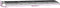 vidaXL - Deurluifel - 350x80 - cm - polycarbonaat - zwart - en - transparant