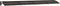 vidaXL - Deurluifel - 350x80 - cm - polycarbonaat - zwart