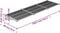 vidaXL - Deurluifel - 358,5x90 - cm - polycarbonaat - zwart - en - transparant