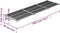 vidaXL - Deurluifel - 358,5x90 - cm - polycarbonaat - zwart