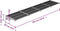 vidaXL - Deurluifel - 396x90 - cm - polycarbonaat - zwart - en - transparant