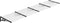 vidaXL - Deurluifel - 396x90 - cm - polycarbonaat - zwart - en - transparant