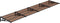 vidaXL - Deurluifel - 396x90 - cm - polycarbonaat - zwart