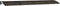 vidaXL - Deurluifel - 400x100 - cm - polycarbonaat - zwart