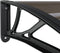 vidaXL - Deurluifel - 400x100 - cm - polycarbonaat - zwart