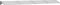 vidaXL - Deurluifel - 400x75 - cm - polycarbonaat - grijs - en - transparant