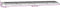 vidaXL - Deurluifel - 400x75 - cm - polycarbonaat - zwart - en - transparant