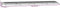 vidaXL - Deurluifel - 400x80 - cm - polycarbonaat - zwart